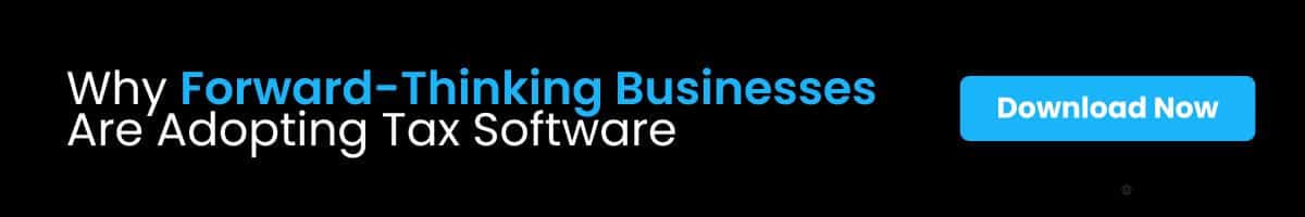 why-forward-thinking-businesses-are-adopting-tax-software-banner - Konsise Black banner promoting the ebook "Why Forward-Thinking Businesses Are Moving to Tax Software."