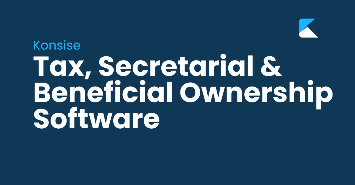 Konsise – Tax Compliance & Beneficial Ownership Software